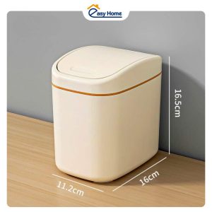 Thùng rác để bàn mini kèm nắp nhỏ gọn